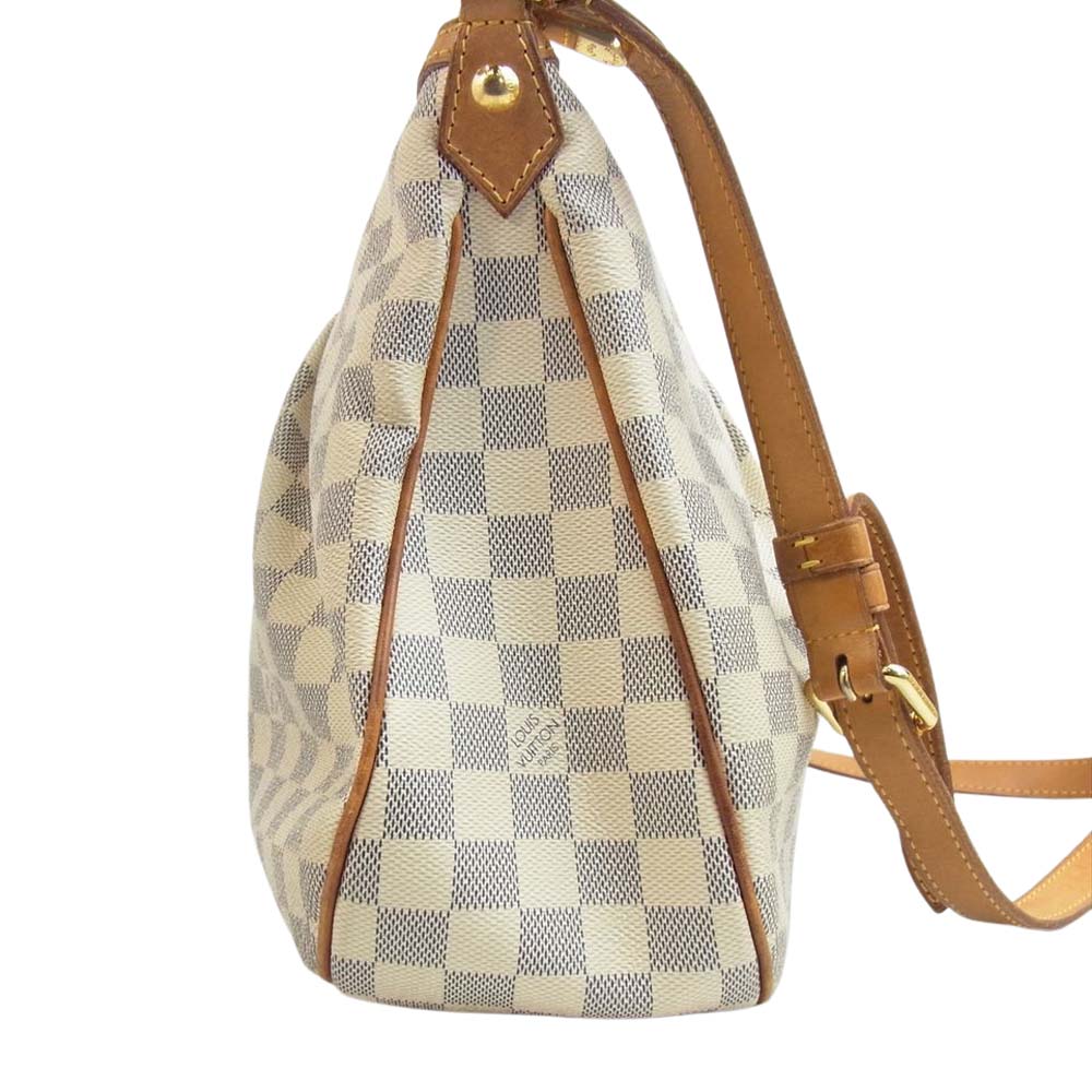 LOUIS VUITTON ルイ・ヴィトン N41112 ダミエ アズール シラクーサMM ホワイト系【中古】