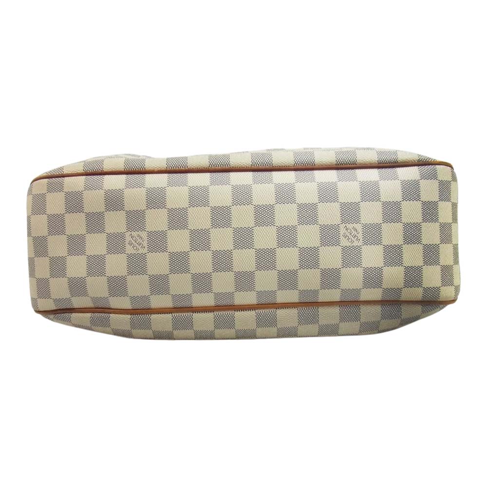 LOUIS VUITTON ルイ・ヴィトン N41112 ダミエ アズール シラクーサMM ホワイト系【中古】