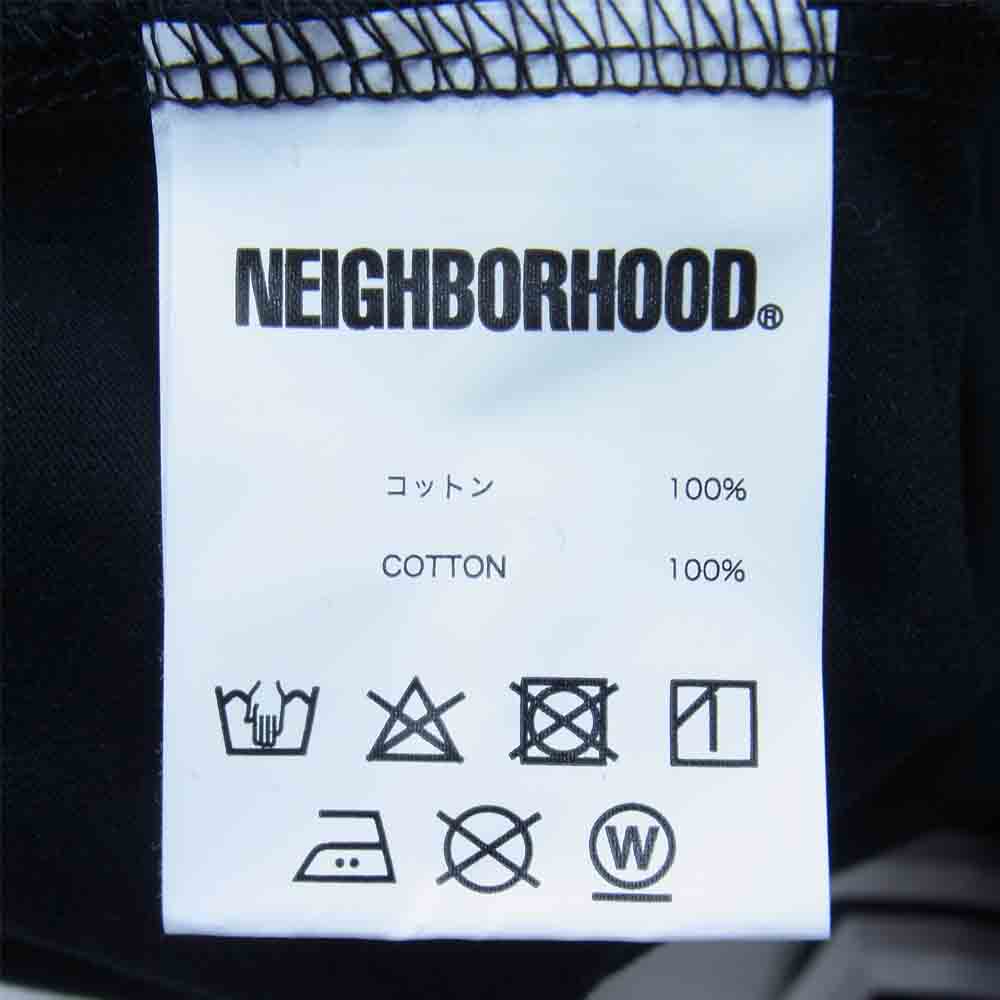 NEIGHBORHOOD ネイバーフッド 201PCNH-ST02 CRYPT-1 / C-TEE プリント 半袖Tシャツ ブラック系 L【中古】
