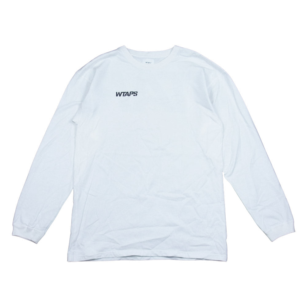 WTAPS ダブルタップス STENCIL L/S TEE ステンシル 長袖Tシャツ ホワイト系 3【中古】