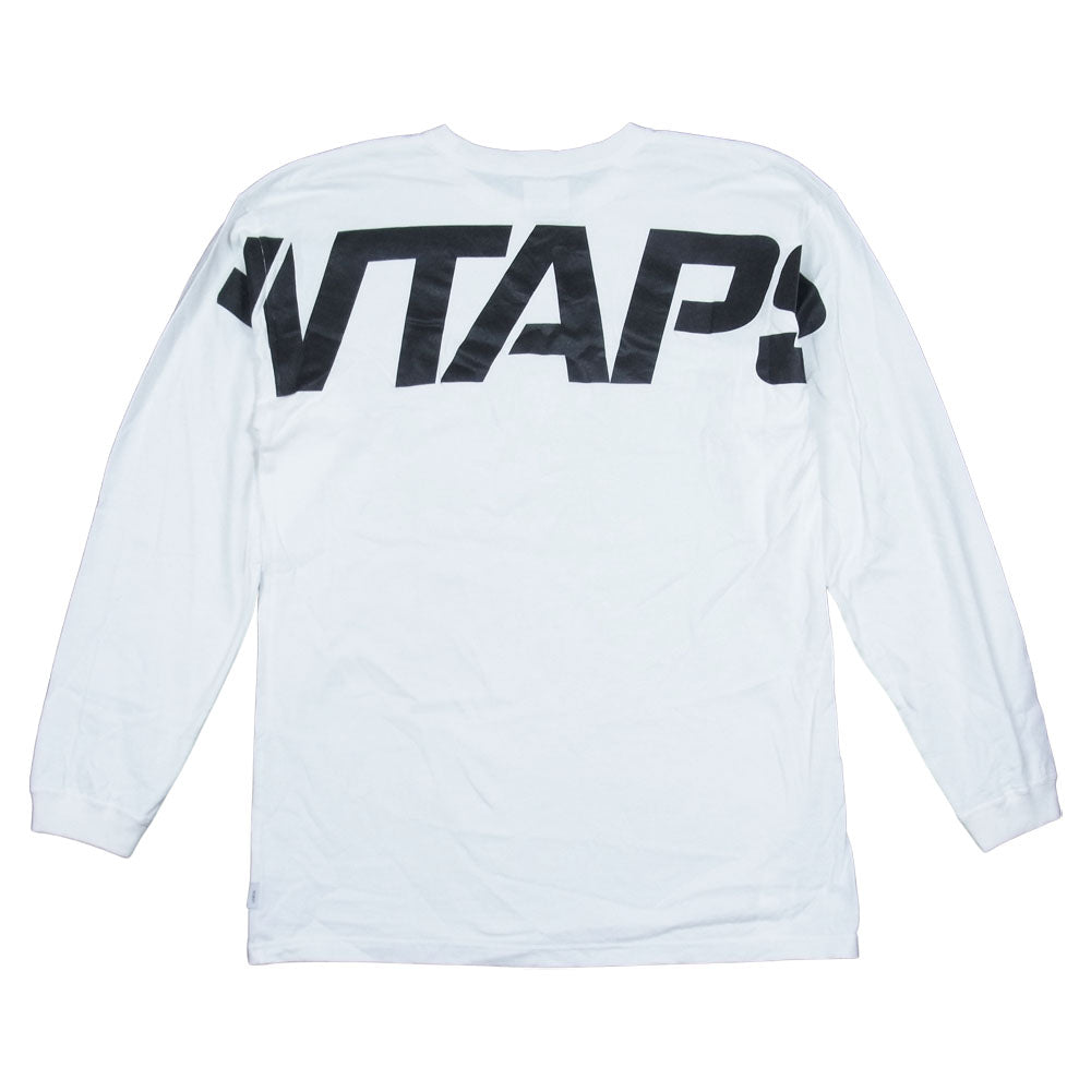 WTAPS ダブルタップス STENCIL L/S TEE ステンシル 長袖Tシャツ ホワイト系 3【中古】