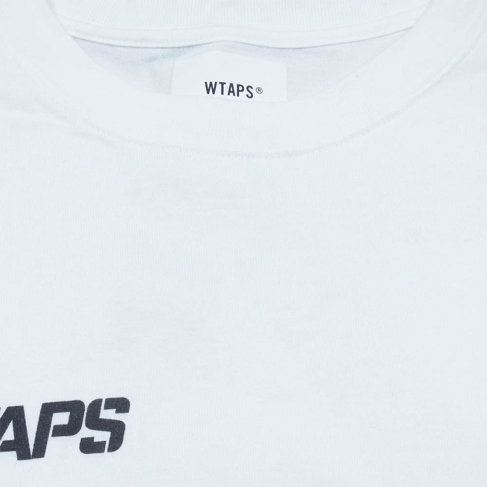 WTAPS ダブルタップス STENCIL L/S TEE ステンシル 長袖Tシャツ ホワイト系 3【中古】