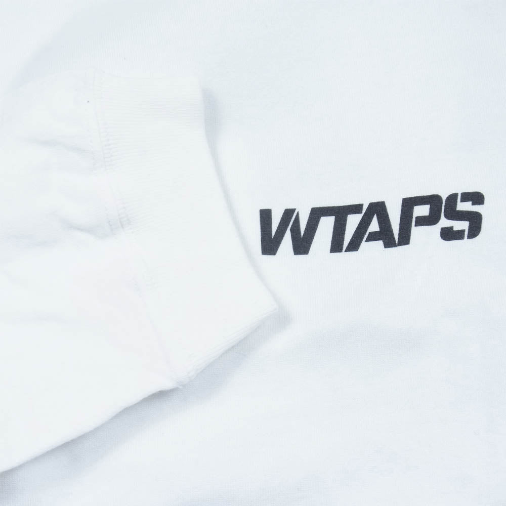 WTAPS ダブルタップス STENCIL L/S TEE ステンシル 長袖Tシャツ ホワイト系 3【中古】
