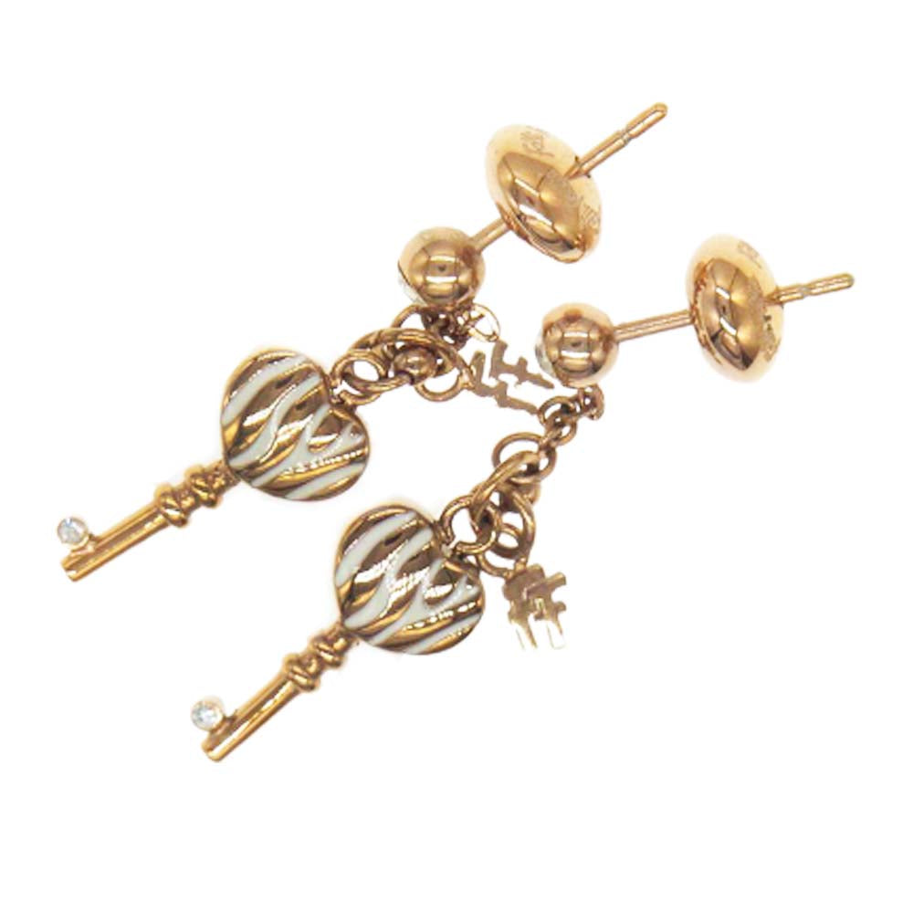 Folli Follie フォリフォリ ハート キー ピアス【中古】