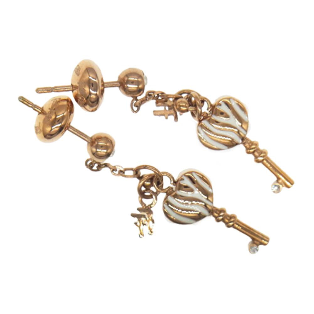 Folli Follie フォリフォリ ハート キー ピアス【中古】
