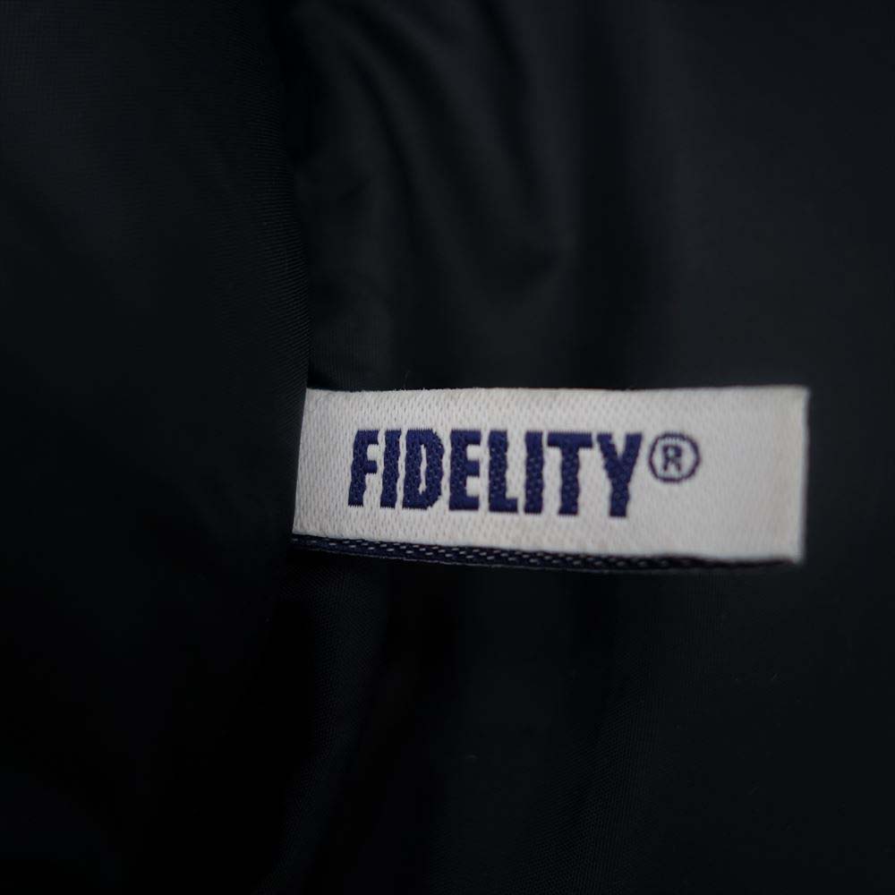 FIDELITY フェデリティー F15FO-04PT リバーシブル ダウン ベスト カーキ系 ブラック系 M【中古】