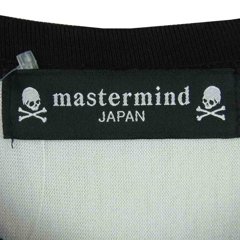 mastermind JAPAN マスターマインドジャパン MJ19E03-TS094-012-1 STAND OUT EPISODE 3 ロゴ プリント 長袖 Tシャツ ブラック系 ホワイト系 M【中古】