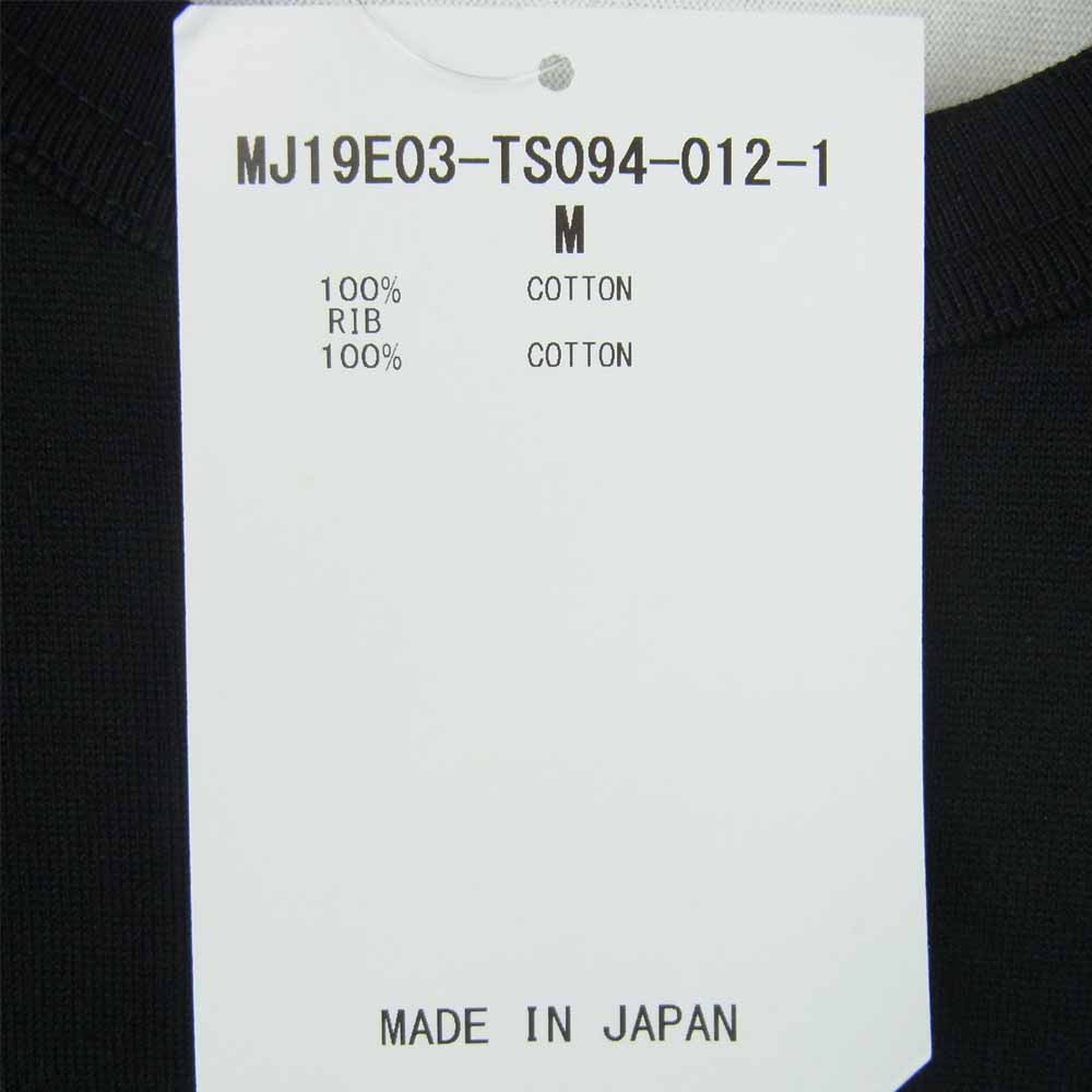 mastermind JAPAN マスターマインドジャパン MJ19E03-TS094-012-1 STAND OUT EPISODE 3 ロゴ プリント 長袖 Tシャツ ブラック系 ホワイト系 M【中古】