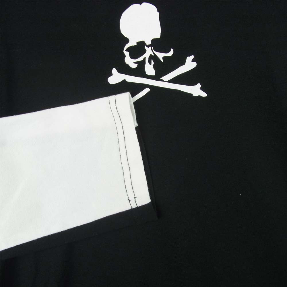 mastermind JAPAN マスターマインドジャパン MJ19E03-TS094-012-1 STAND OUT EPISODE 3 ロゴ プリント 長袖 Tシャツ ブラック系 ホワイト系 M【中古】