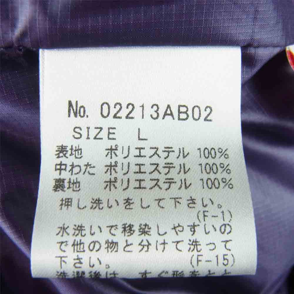 HYSTERIC GLAMOUR ヒステリックグラマー 02213AB02 CIRCLE GIIRL LIGHT AND SHADOW スタンドカラー ジャケット パープル系 L【中古】