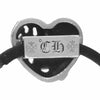 CHROME HEARTS クロムハーツ（原本無） ハートボタン コンチョ ヘアゴム【中古】