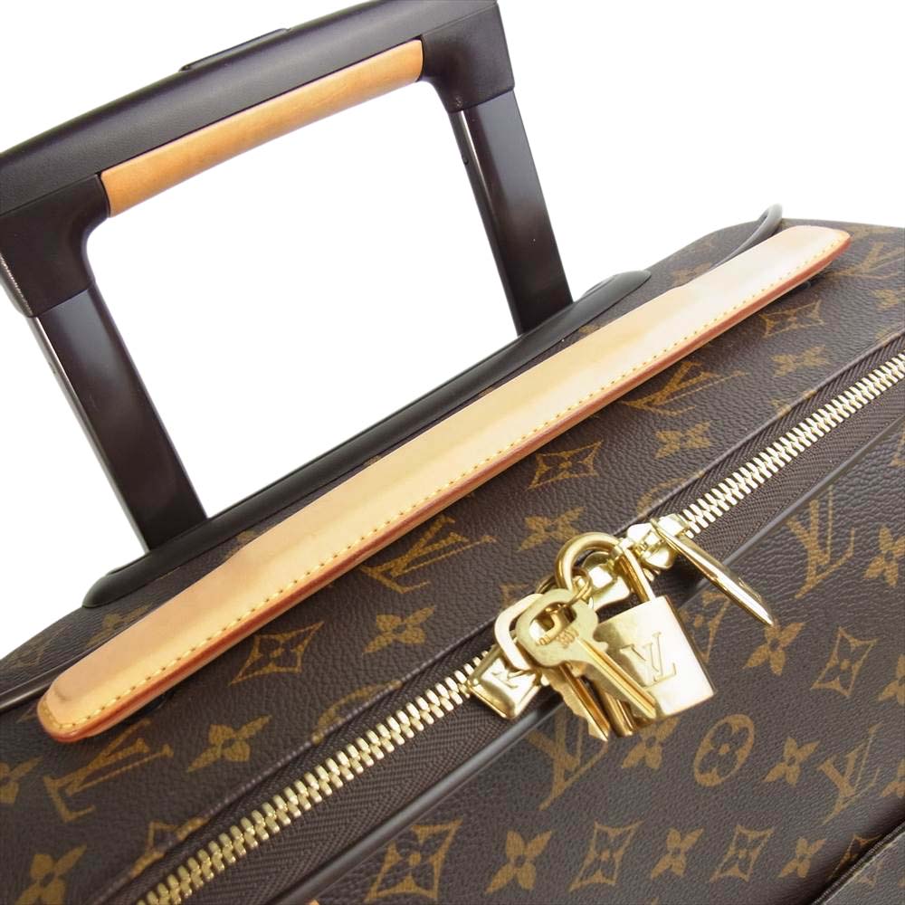 LOUIS VUITTON ルイ・ヴィトン M23293 モノグラム ぺガス45 2輪 キャリーケース キャリーバッグ ブラウン系【中古】