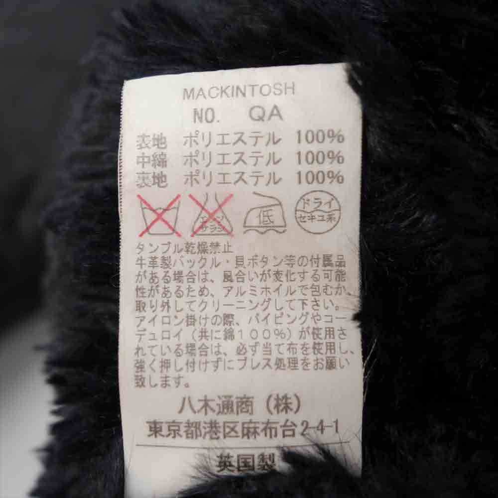 Mackintosh マッキントッシュ 英国製 国内正規品 裏ボア キルティング ジャケット ブラック系 44【中古】
