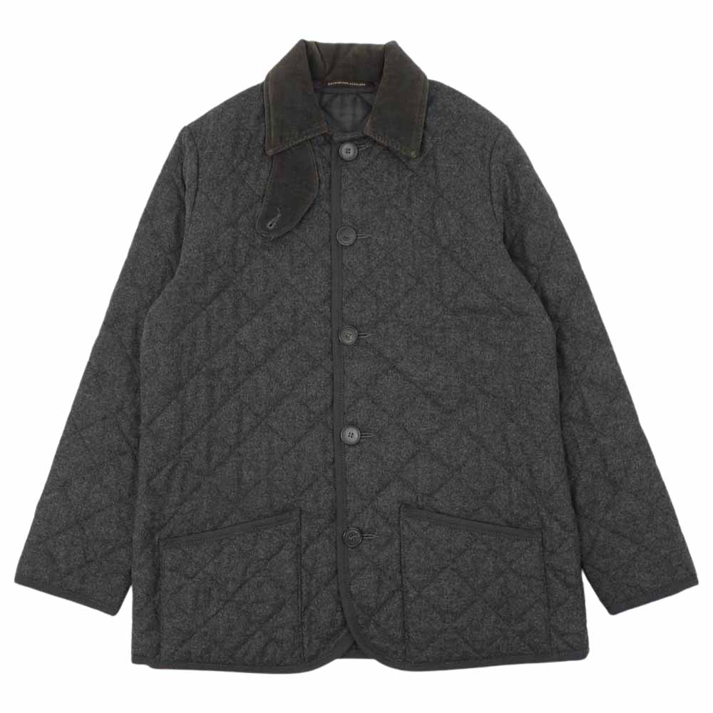 Mackintosh マッキントッシュ 英国製 国内正規品  カシミヤ混ウール キルティング ジャケット グレー系 40【中古】