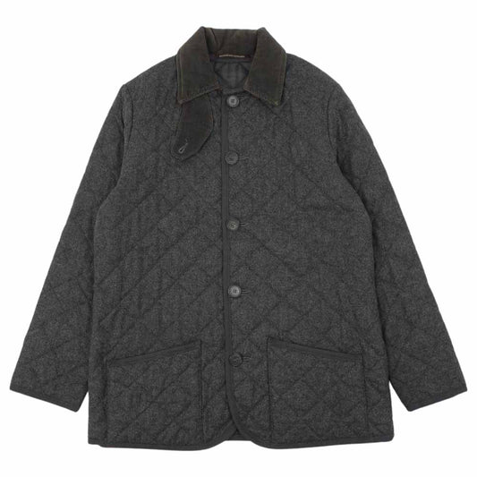 Mackintosh マッキントッシュ 英国製 国内正規品  カシミヤ混ウール キルティング ジャケット グレー系 40【中古】