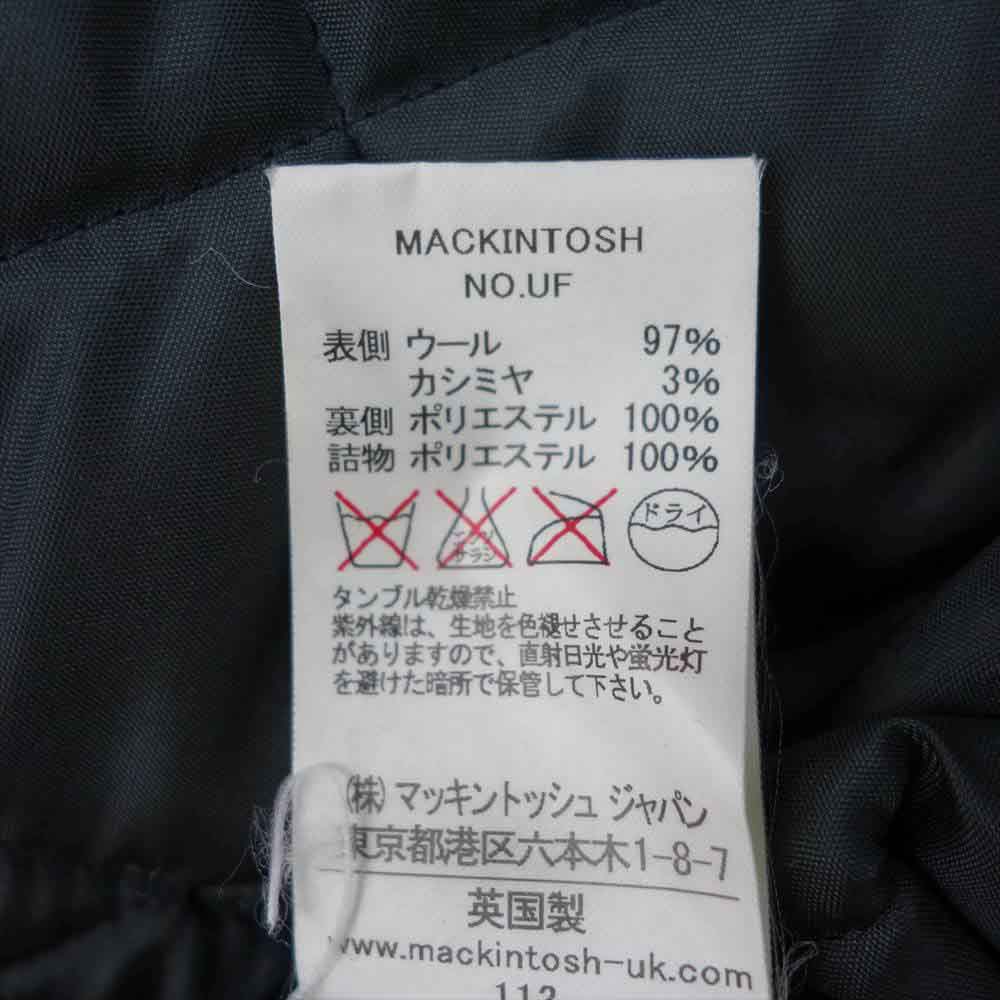 Mackintosh マッキントッシュ 英国製 国内正規品  カシミヤ混ウール キルティング ジャケット グレー系 40【中古】