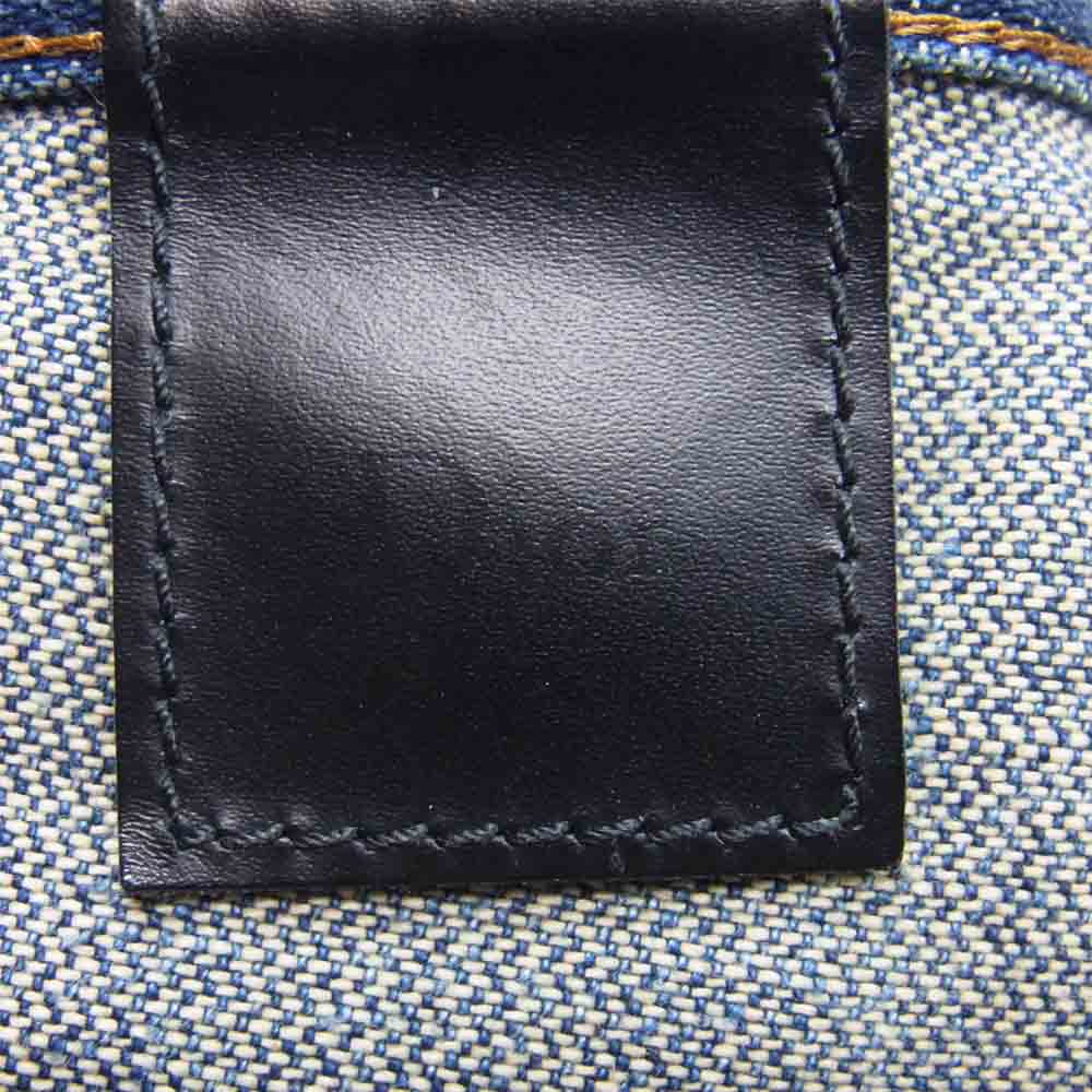 DIOR HOMME ディオールオム ダメージ加工 スリム デニム パンツ コットン イタリア製 インディゴブルー系 29【中古】