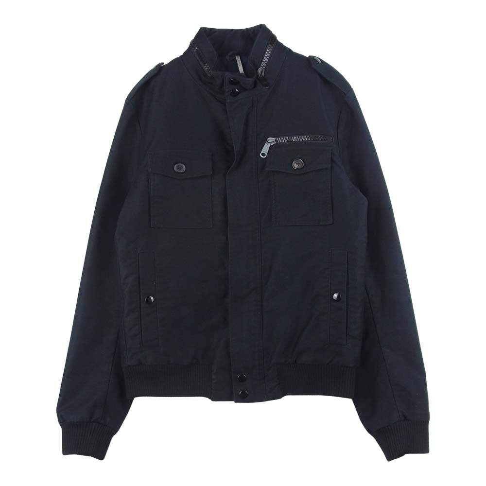 DIOR HOMME ディオールオム 05AW 5HH1041129 エディ期 中綿キルティングライニング ミリタリー ブルゾン ジャケット ブラック系 46【中古】