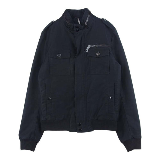 DIOR HOMME ディオールオム 05AW 5HH1041129 エディ期 中綿キルティングライニング ミリタリー ブルゾン ジャケット ブラック系 46【中古】