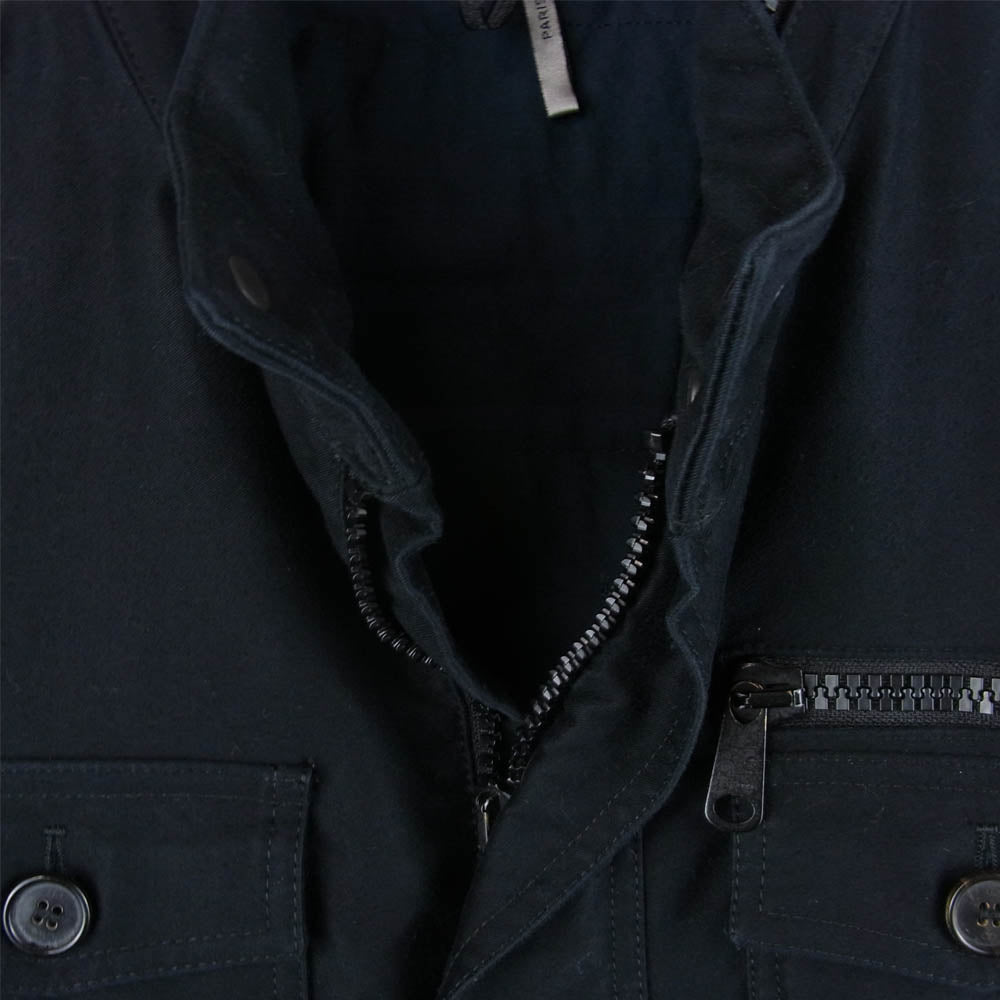 DIOR HOMME ディオールオム 05AW 5HH1041129 エディ期 中綿キルティングライニング ミリタリー ブルゾン ジャケット ブラック系 46【中古】