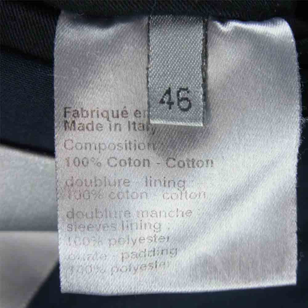 DIOR HOMME ディオールオム 05AW 5HH1041129 エディ期 中綿キルティングライニング ミリタリー ブルゾン ジャケット ブラック系 46【中古】