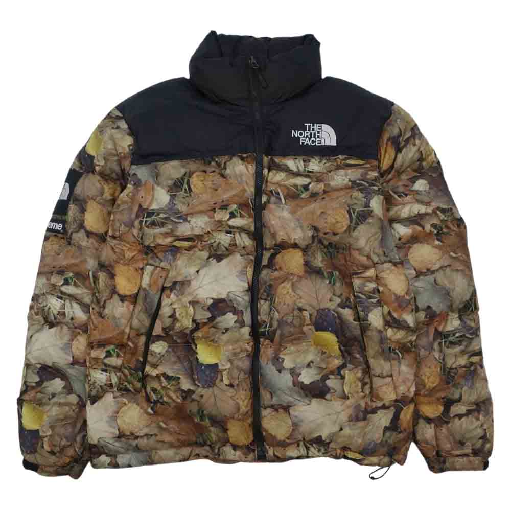 Supreme シュプリーム 16AW ND51602I × THE NORTH FACE ノースフェイス 国内正規品 LEAVES NUPTSE JACKET 枯葉 ヌプシ ダウン ジャケット M【中古】