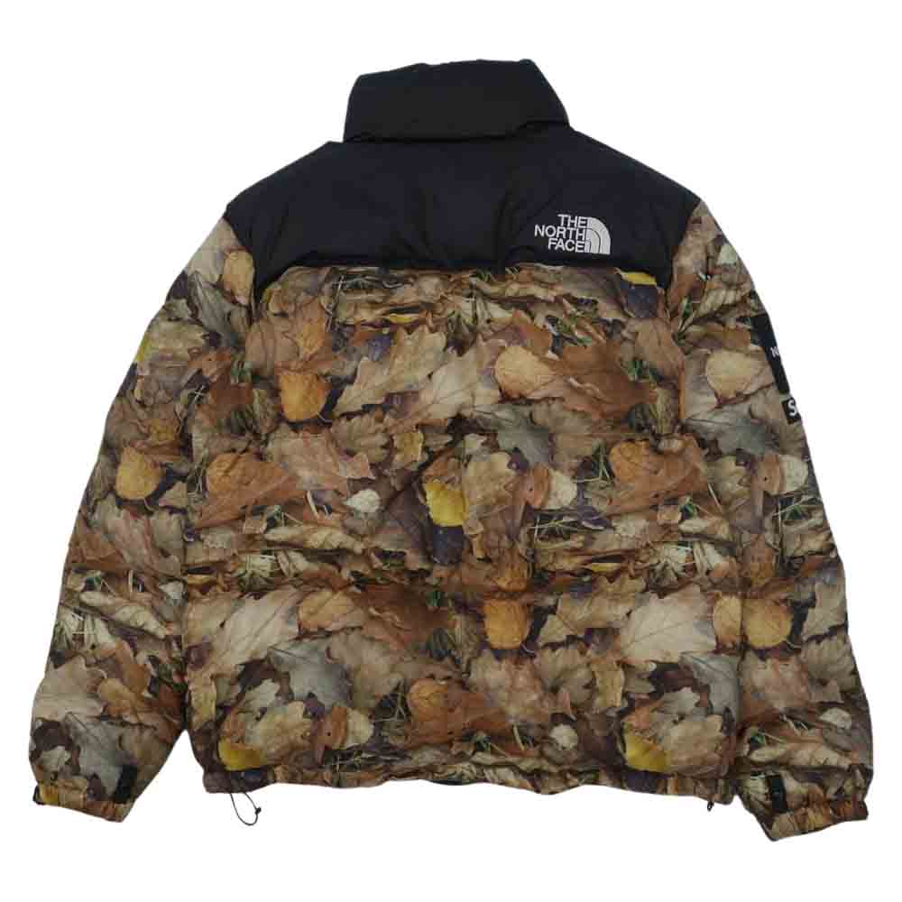 Supreme シュプリーム 16AW ND51602I × THE NORTH FACE ノースフェイス 国内正規品 LEAVES NUPTSE JACKET 枯葉 ヌプシ ダウン ジャケット M【中古】