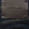 ISAMUKATAYAMA BACKLASH イサムカタヤマバックラッシュ 1483-11C ホースレザー クラッシュ加工 13oz ストレッチ スーパー スキニー デニム パンツ インディゴブルー系 S【極上美品】【中古】