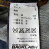 ISAMUKATAYAMA BACKLASH イサムカタヤマバックラッシュ 1483-11C ホースレザー クラッシュ加工 13oz ストレッチ スーパー スキニー デニム パンツ インディゴブルー系 S【極上美品】【中古】