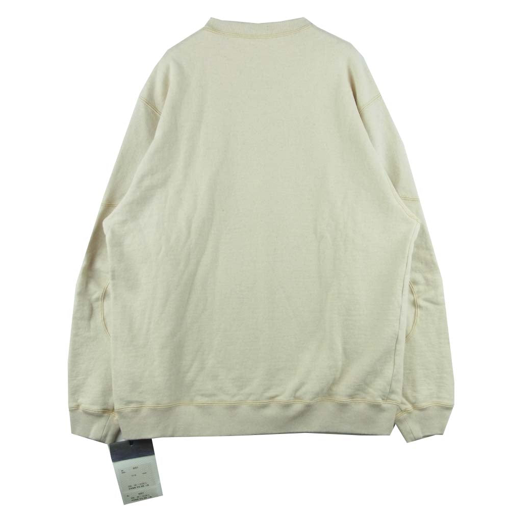 BRU NA BOINNE ブルーナボイン 8251 ボックル スウェット コットン100％ 日本製 ベージュ系 L【極上美品】【中古】