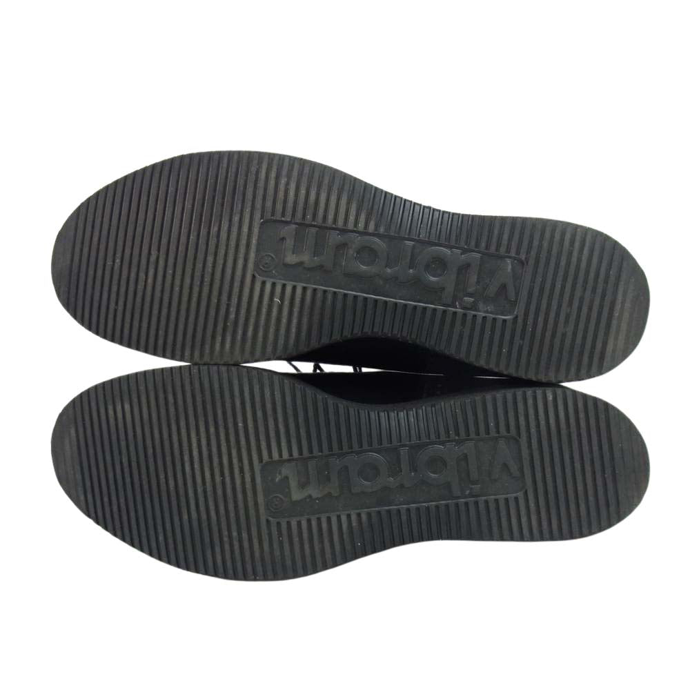 foot the coacher フットザコーチャー FTC1734004 MENDELL メンデル モデファイドラスト Vibram ビブラム ソール ストレートチップ シューズ ブラック系 8.5【中古】