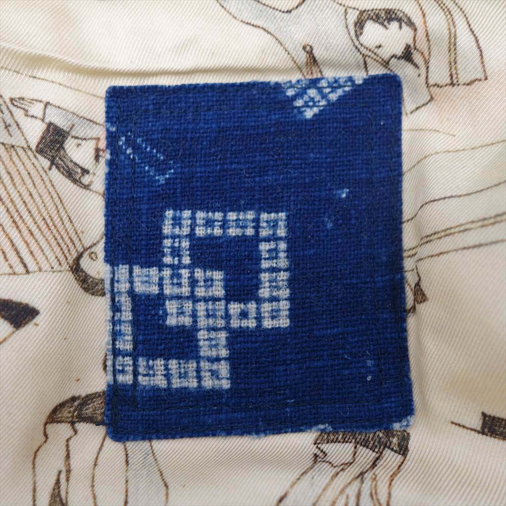 VISVIM ビズビム 221905013013 ICT KERCHIEF DOWN JKT カーチフ バンダナ ダウン ジャケット ブルー系 1【極上美品】【中古】