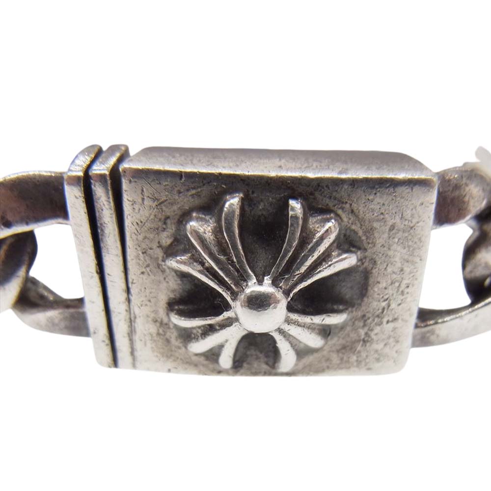 CHROME HEARTS クロムハーツ（原本無） スモール クロス リンク ID 6リンク ブレスレット シルバー系【中古】