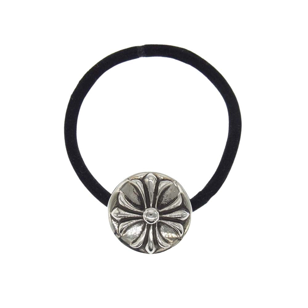 CHROME HEARTS クロムハーツ（原本無） HAIRBAND クロスボール ボタン ヘアゴム コンチョ【中古】