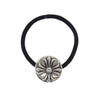 CHROME HEARTS クロムハーツ（原本無） HAIRBAND クロスボール ボタン ヘアゴム コンチョ【中古】