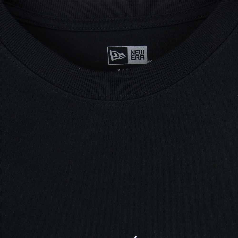 Yohji Yamamoto ヨウジヤマモト 21AW HX-T83-984-1A POUR HOMME プールオム New Era BOX LOGO PRINT LONG SLEEVES ニューエラ ボックスロゴ 長袖 Tシャツ ブラック系 XL 5【新古品】【未使用】【中古】