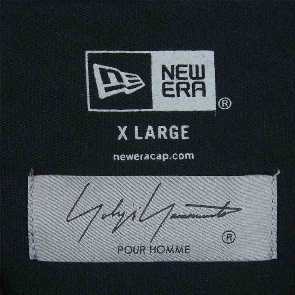 Yohji Yamamoto ヨウジヤマモト 21AW HX-T83-984-1A POUR HOMME プールオム New Era BOX LOGO PRINT LONG SLEEVES ニューエラ ボックスロゴ 長袖 Tシャツ ブラック系 XL 5【新古品】【未使用】【中古】