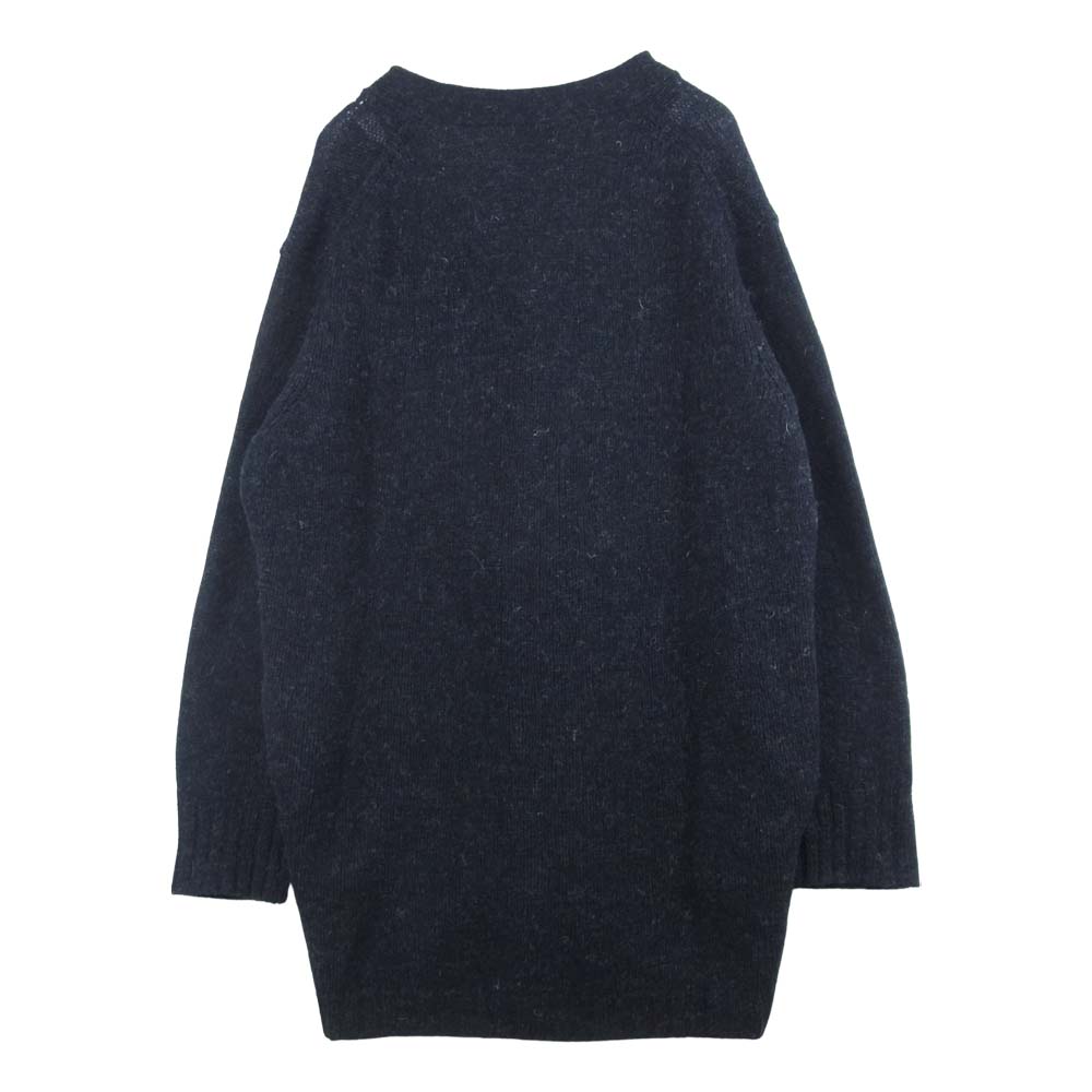 Yohji Yamamoto ヨウジヤマモト 21AW GM-K02-111 GroundY Poplar Knit Big Cardigan ビッグ ニット カーディガン ブラック系 3【新古品】【未使用】【中古】