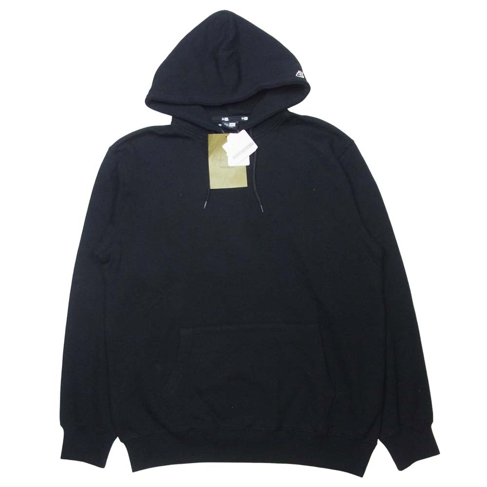 Yohji Yamamoto ヨウジヤマモト 21AW HX-T86-985-1A POUR HOMME プールオム New Era NO FUTURE PRINT SWEAT PULLOVER HOODIE ニューエラ パーカー ブラック系 XL 5【新古品】【未使用】【中古】