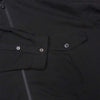 Yohji Yamamoto ヨウジヤマモト 21AW HX-B20-201-1A POUR HOMME プールオム CELLULOSE LAWN HOODED BLOUSE フード付き ジップアップ ロングシャツ ブラック系 3【新古品】【未使用】【中古】