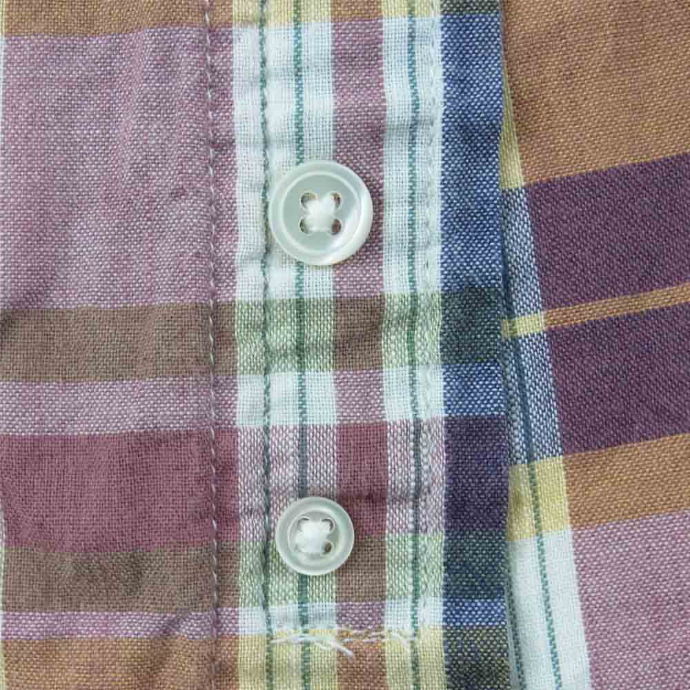 INDIVIDUALIZED SHIRTS インディビジュアライズドシャツ SLIM FIT チェック 長袖 シャツ マルチカラー系 14.5【中古】