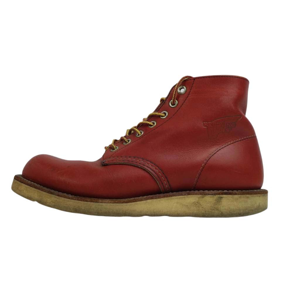 RED WING レッドウィング 8166 6inch CLASSIC PLAIN TOE モックトゥ ブラウン系 US7 25.0cm【中古】
