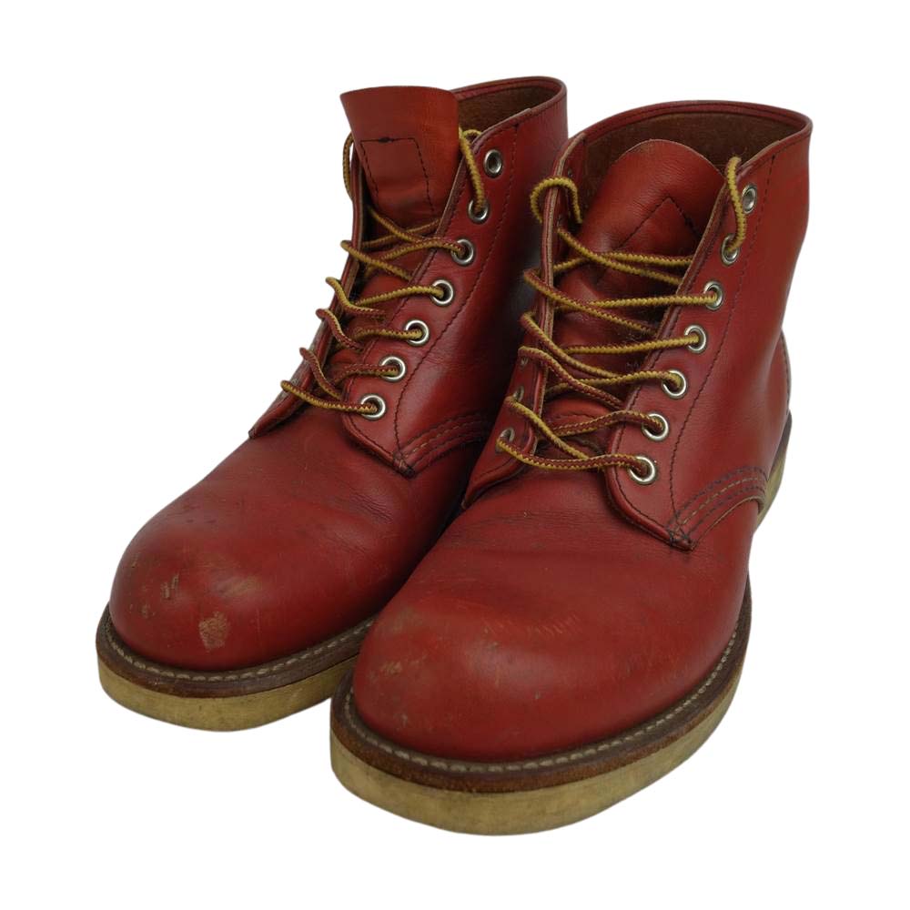 RED WING レッドウィング 8166 6inch CLASSIC PLAIN TOE モックトゥ ブラウン系 US7 25.0cm【中古】