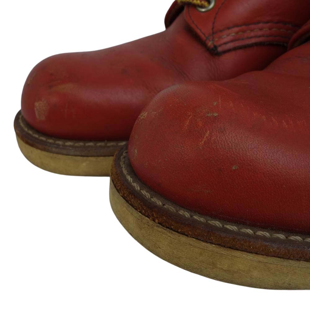 RED WING レッドウィング 8166 6inch CLASSIC PLAIN TOE モックトゥ ブラウン系 US7 25.0cm【中古】