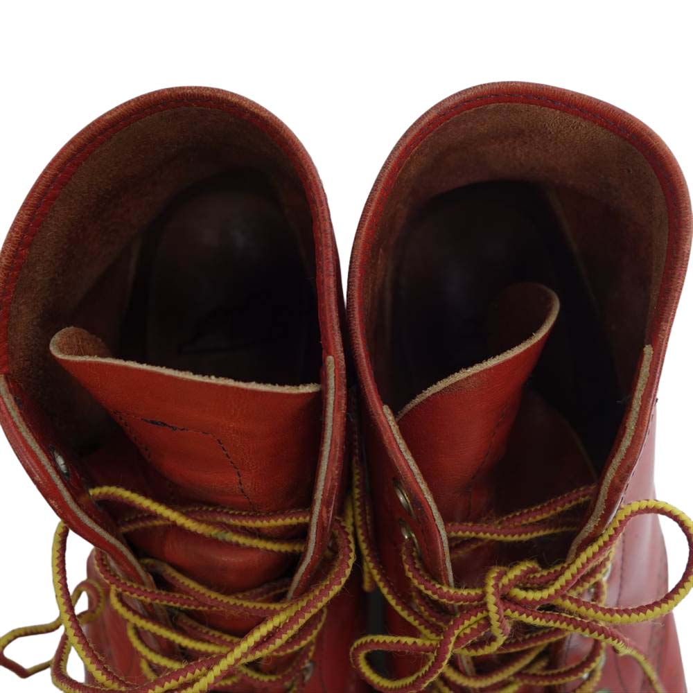 RED WING レッドウィング 8166 6inch CLASSIC PLAIN TOE モックトゥ ブラウン系 US7 25.0cm【中古】