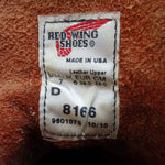 RED WING レッドウィング 8166 6inch CLASSIC PLAIN TOE モックトゥ ブラウン系 US7 25.0cm【中古】