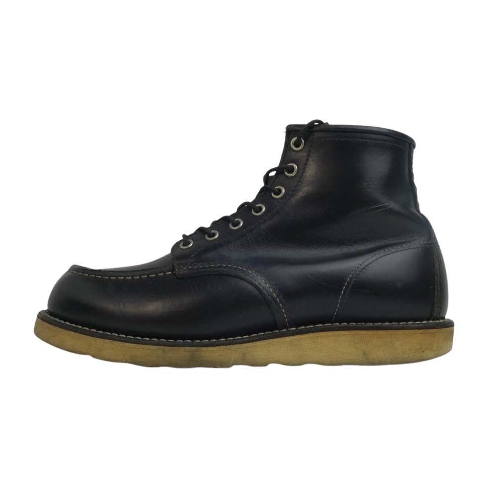 RED WING レッドウィング 8179 IRISH SETTER MOC TOE BOOTS モックトゥ  BLACK ブラック系 26.0㎝ US8【中古】