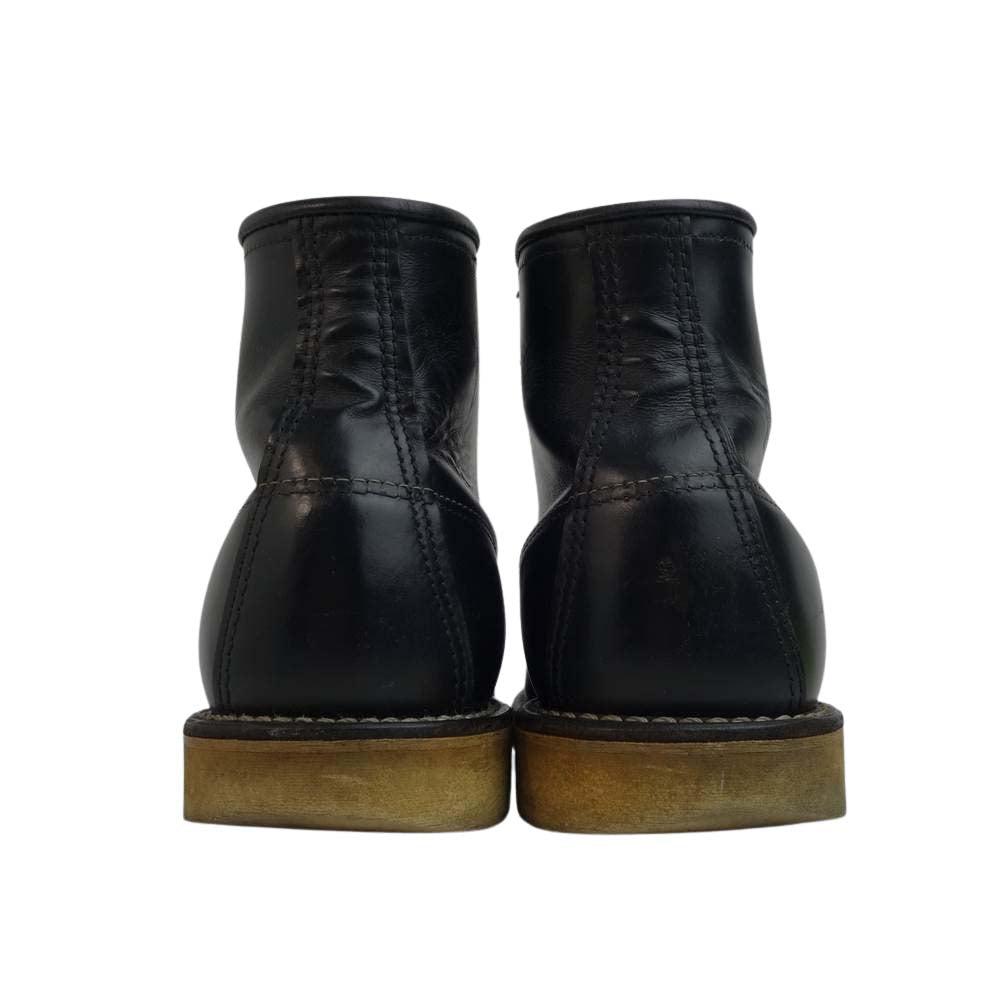 RED WING レッドウィング 8179 IRISH SETTER MOC TOE BOOTS モックトゥ  BLACK ブラック系 26.0㎝ US8【中古】
