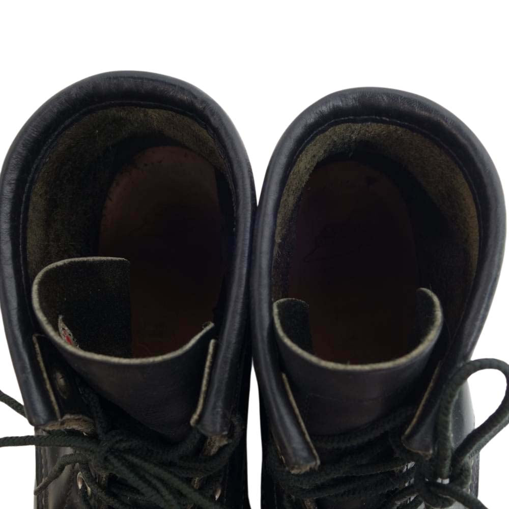 RED WING レッドウィング 8179 IRISH SETTER MOC TOE BOOTS モックトゥ  BLACK ブラック系 26.0㎝ US8【中古】
