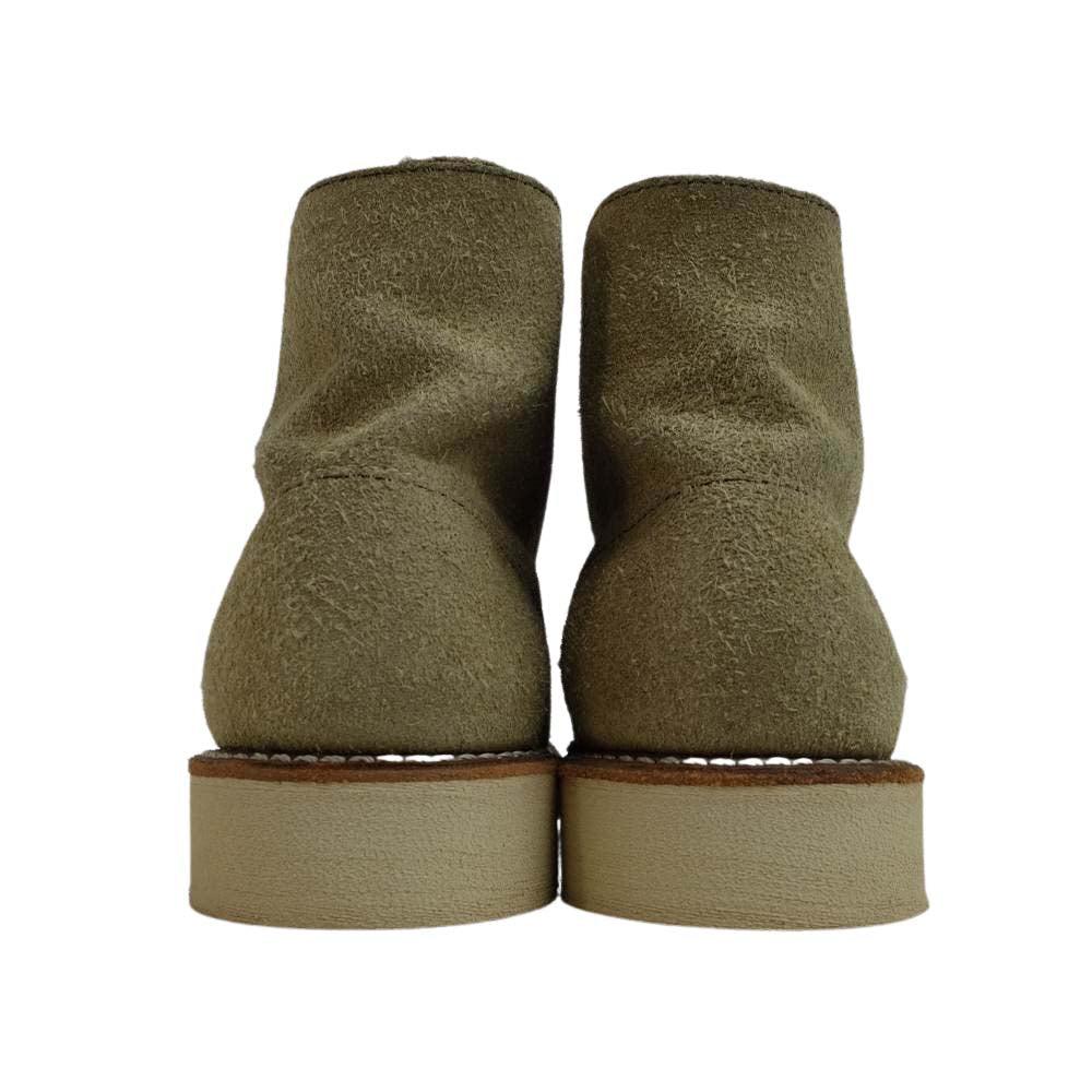 RED WING レッドウィング 8167 【訳有】 6inch PLAIN TOE TAN ROUGH OUT SUEDE モックトゥ ベージュ系 US8 26.0cm【中古】